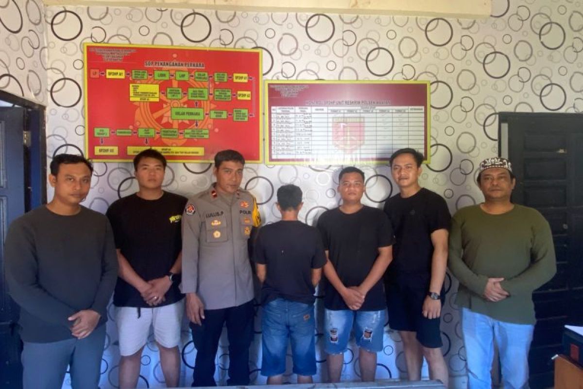Polsek Awayan tangkap kurir sabu asal Desa Badalungga