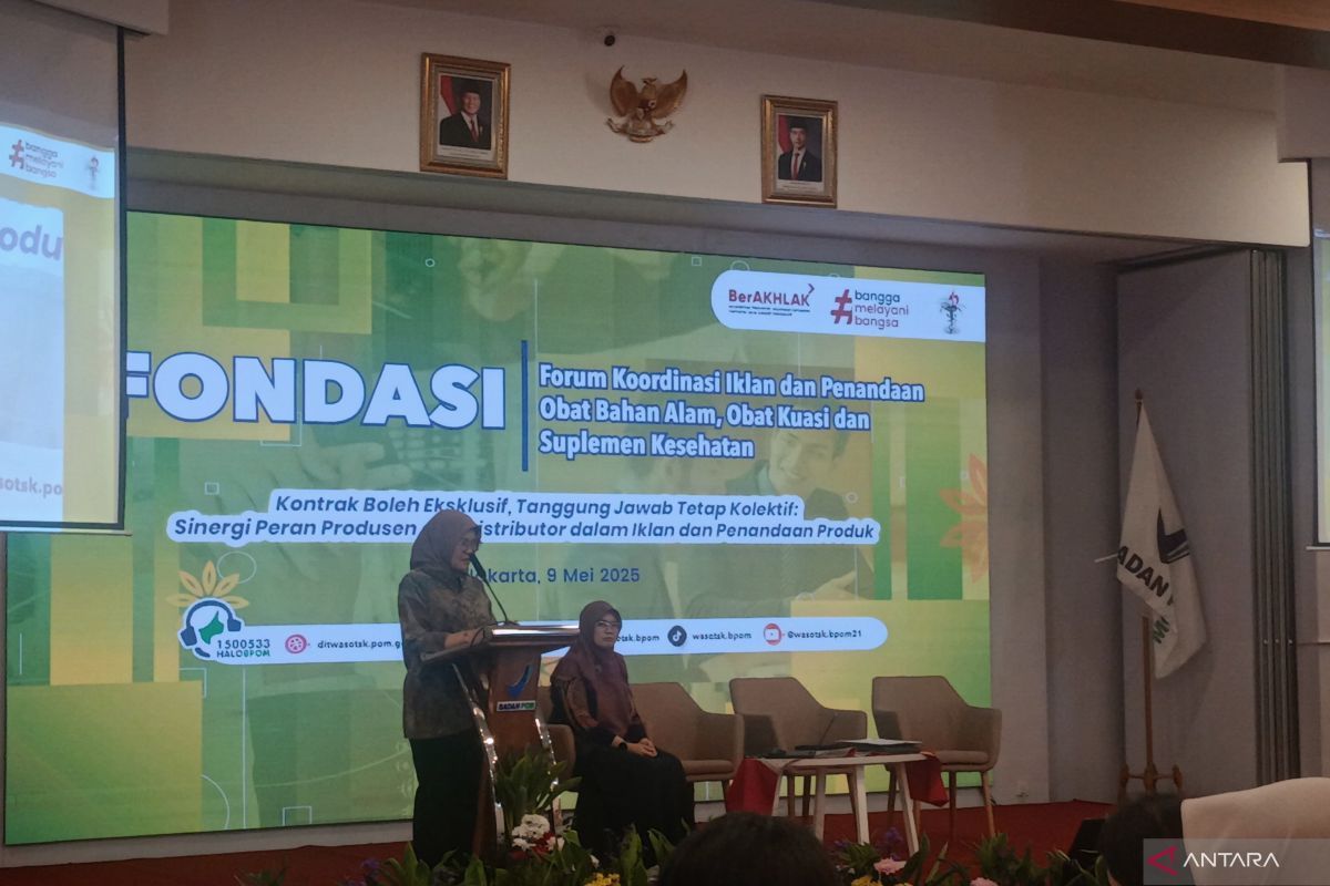 BPOM: Produsen obat alam utamakan mutu, bukan iklan bombastis