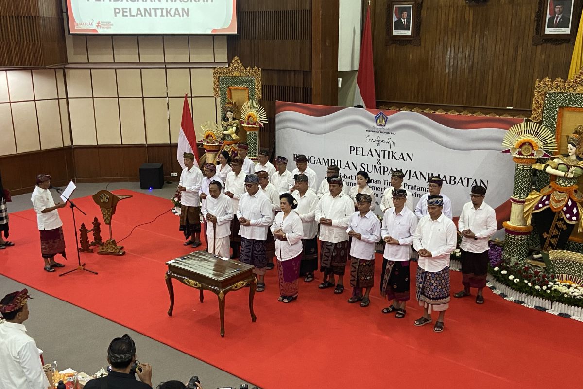 Gubernur Bali tunjuk 21 pejabat daerah gunakan sistem merit