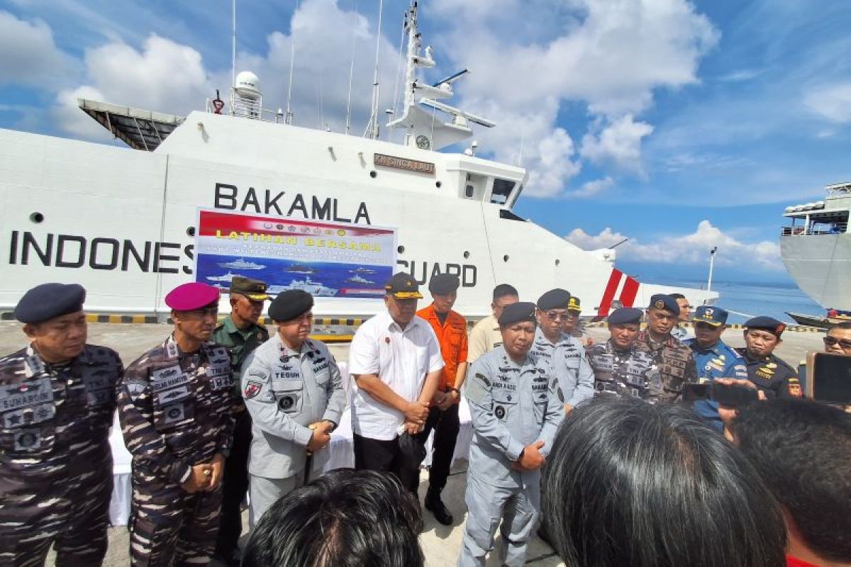 Bakamla simulasi penegakan hukum perairan Indonesia