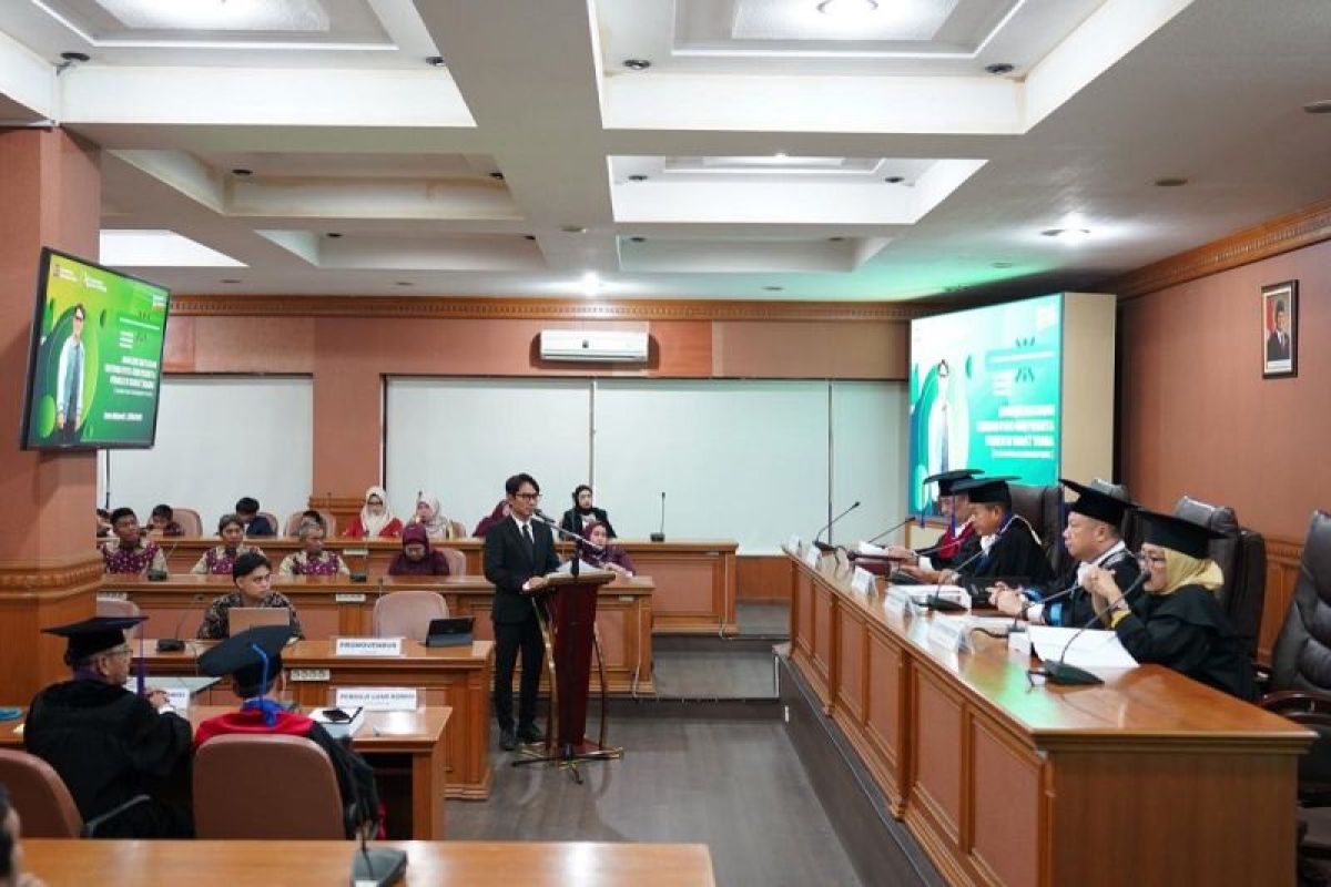Mantan fotografer ANTARA lulus Doktor Ilmu Komunikasi USU pertama dengan Predikat Cumlaude