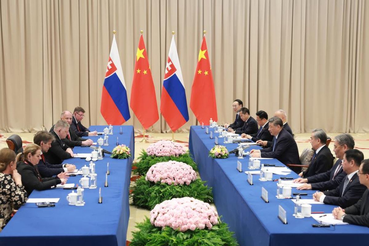 Xi Jinping: China siap kerja sama dengan Slovakia jaga keadilan dunia