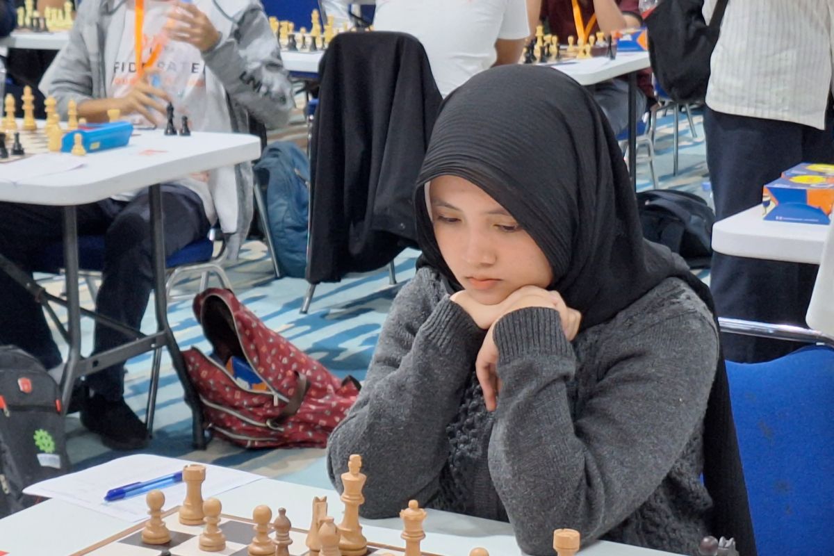 Shafira Devi senang bisa kunci tiket Piala Dunia Catur