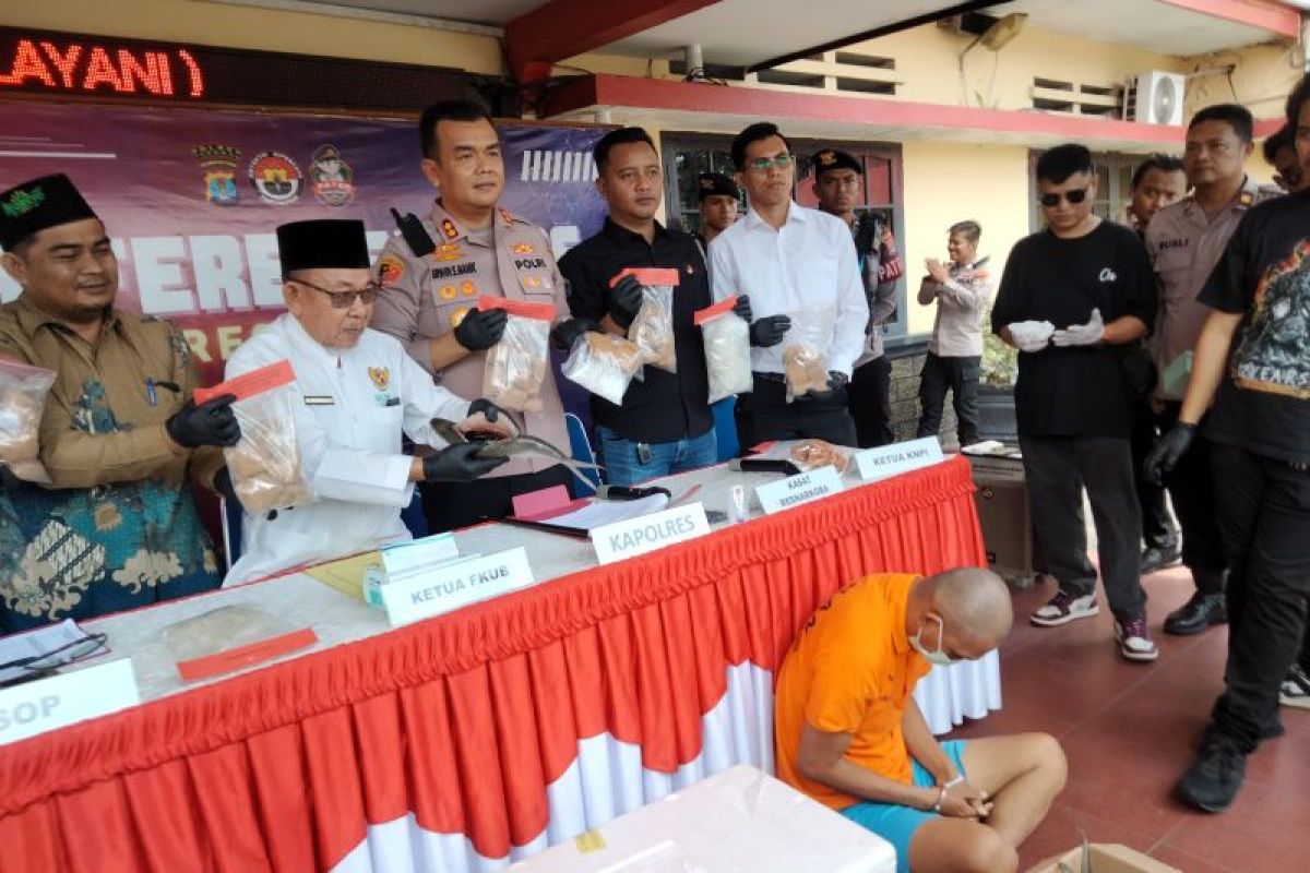 Polres Tarakan Gagalkan Peredaran 3.803 Gram Sabu Dalam Perut Ikan