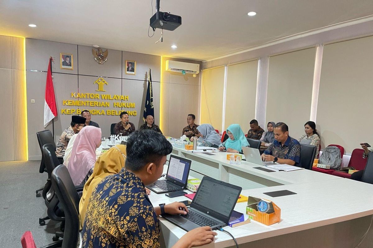 Kemenkum Babel harmonisasi tiga Ranperda Bangka Barat