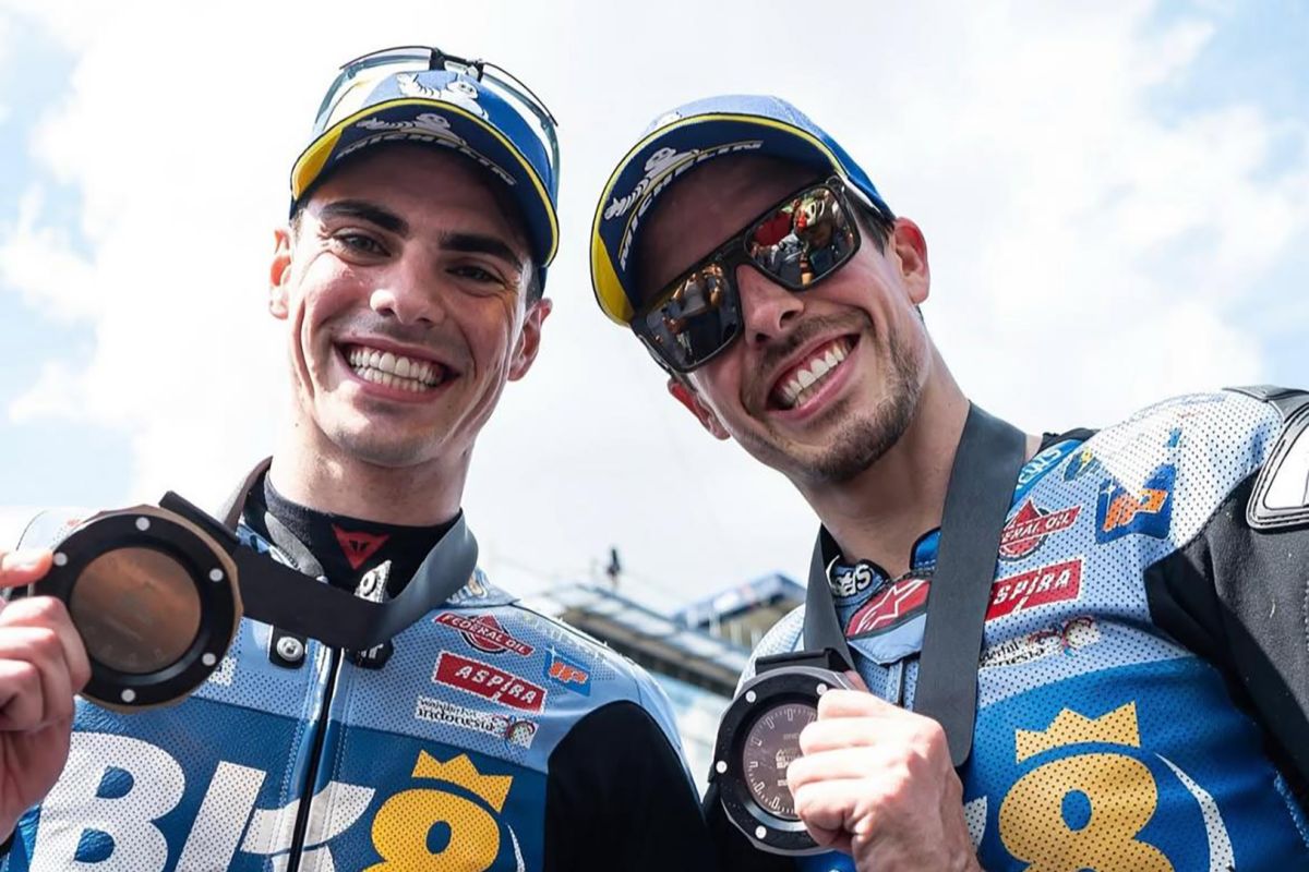 Duo pembalap Gresini Racing tampil apik di Sprint Race MotoGP Prancis
