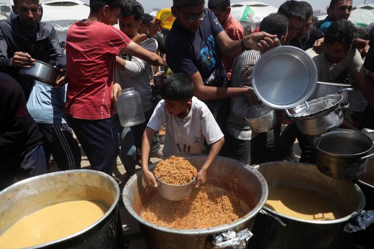 Warga Gaza tolak rencana distribusi bantuan AS-Israel