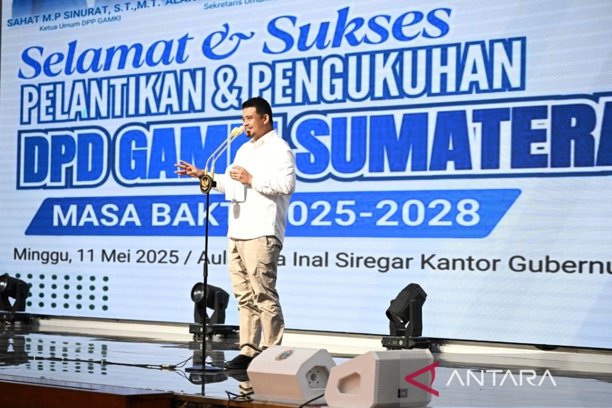 Pelantikan GAMKI Sumut, Bobby sebut mitra strategis bangun kolaborasi