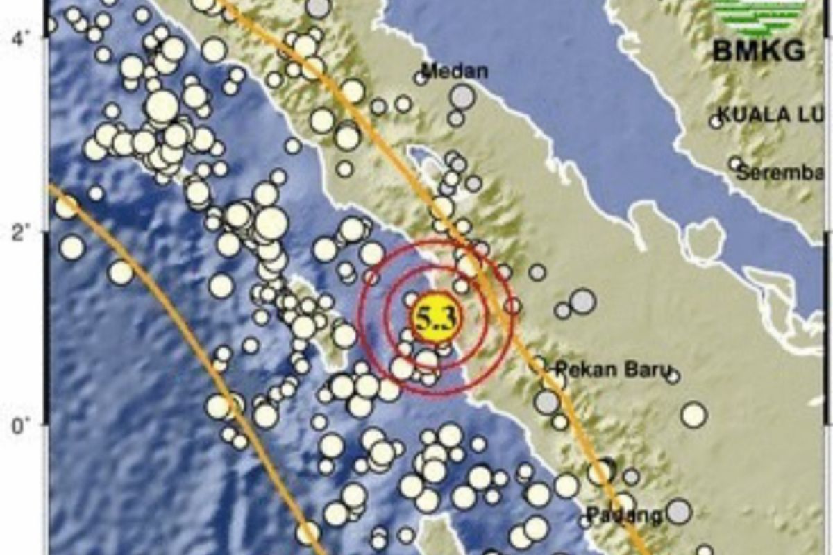 Gempa magmitudo 5,3 di Madina akibat aktivitas deformasi batuan lempeng