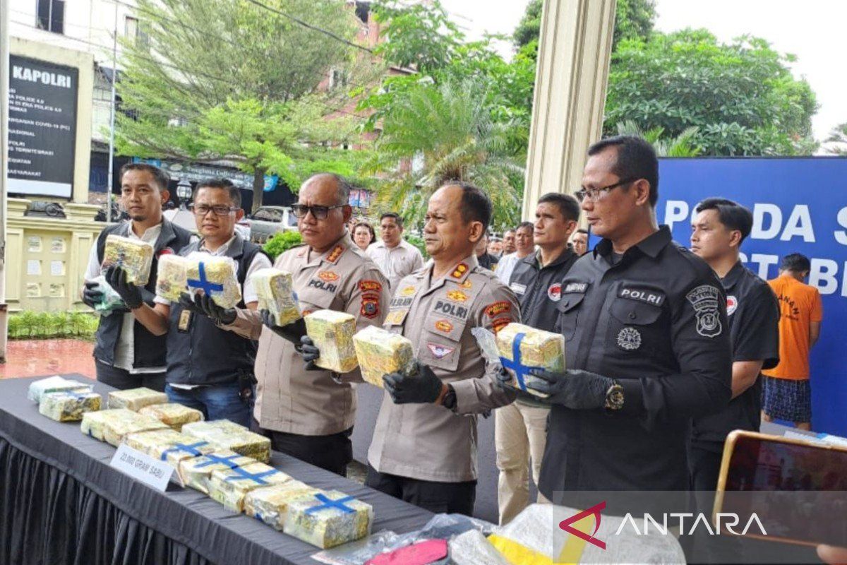 Polisi gagalkan peredaran sabu-sabu 22 kilogram di Medan, pelaku terancam hukuman mati