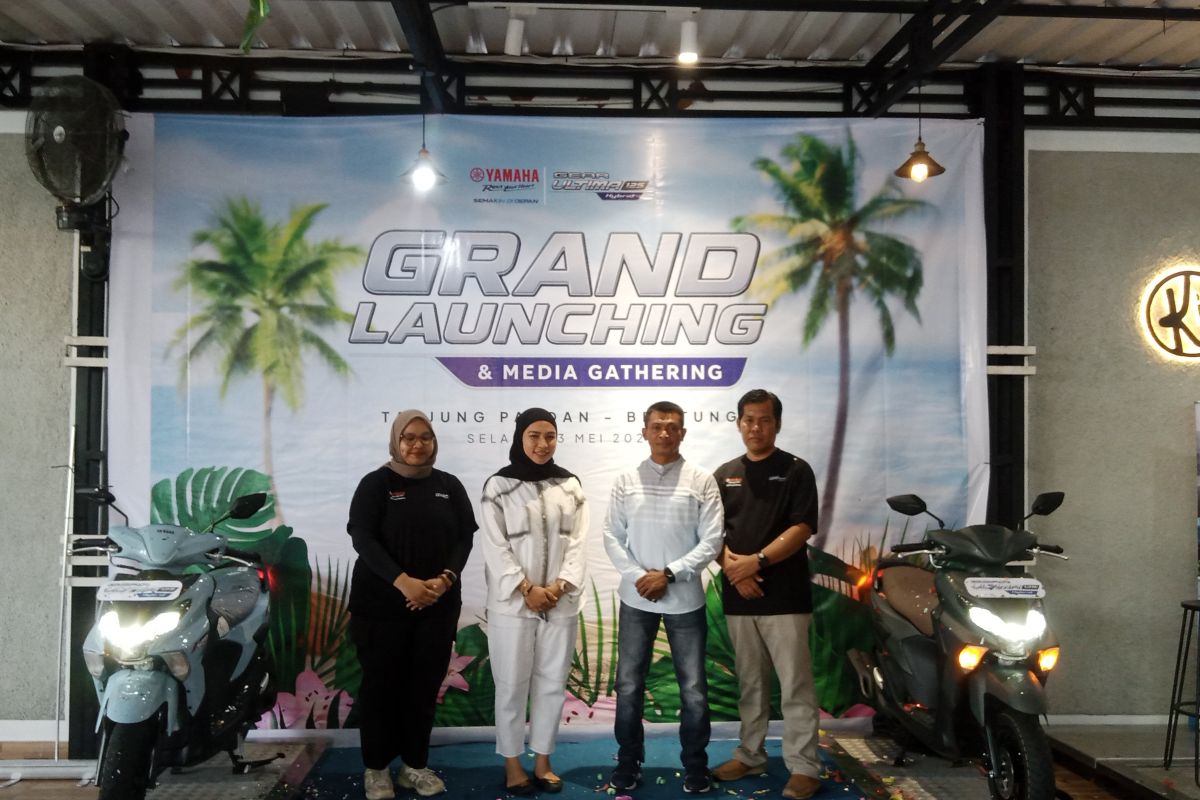 Irit dan kokoh, Yamaha Gear Ultima 125 Hybird resmi mengaspal di Belitung
