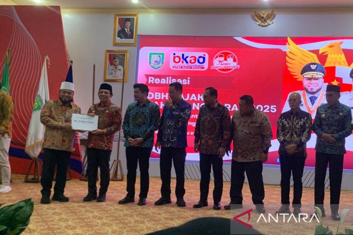 Pemkot Bengkulu terima DBH 2025 sebesar Rp33,95 miliar