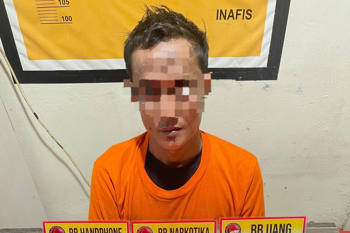 Polisi tangkap pria pengedar puluhan paket sabu