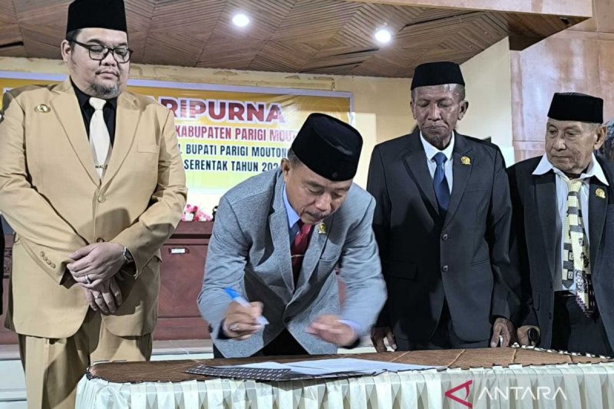 DPRD umumkan penetapan Bupati dan Wakil Bupati Parigi Moutong lewat paripurna