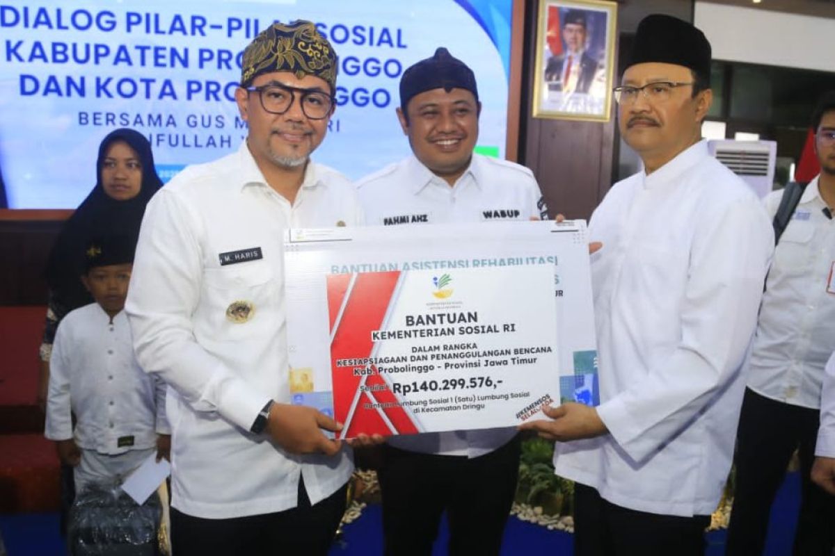 Mensos berdialog dengan pilar-pilar sosial di Probolinggo
