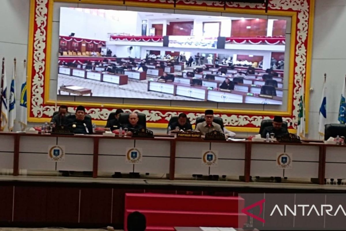 DPRD Babel paripurna rancangan awal RPJMD 2025-2029 dan Ranperda barang milik daerah