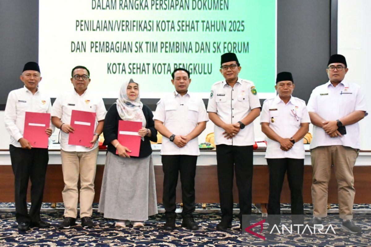 Kota Bengkulu bidik predikat kota sehat Wiwerda 2025, ini strateginya!