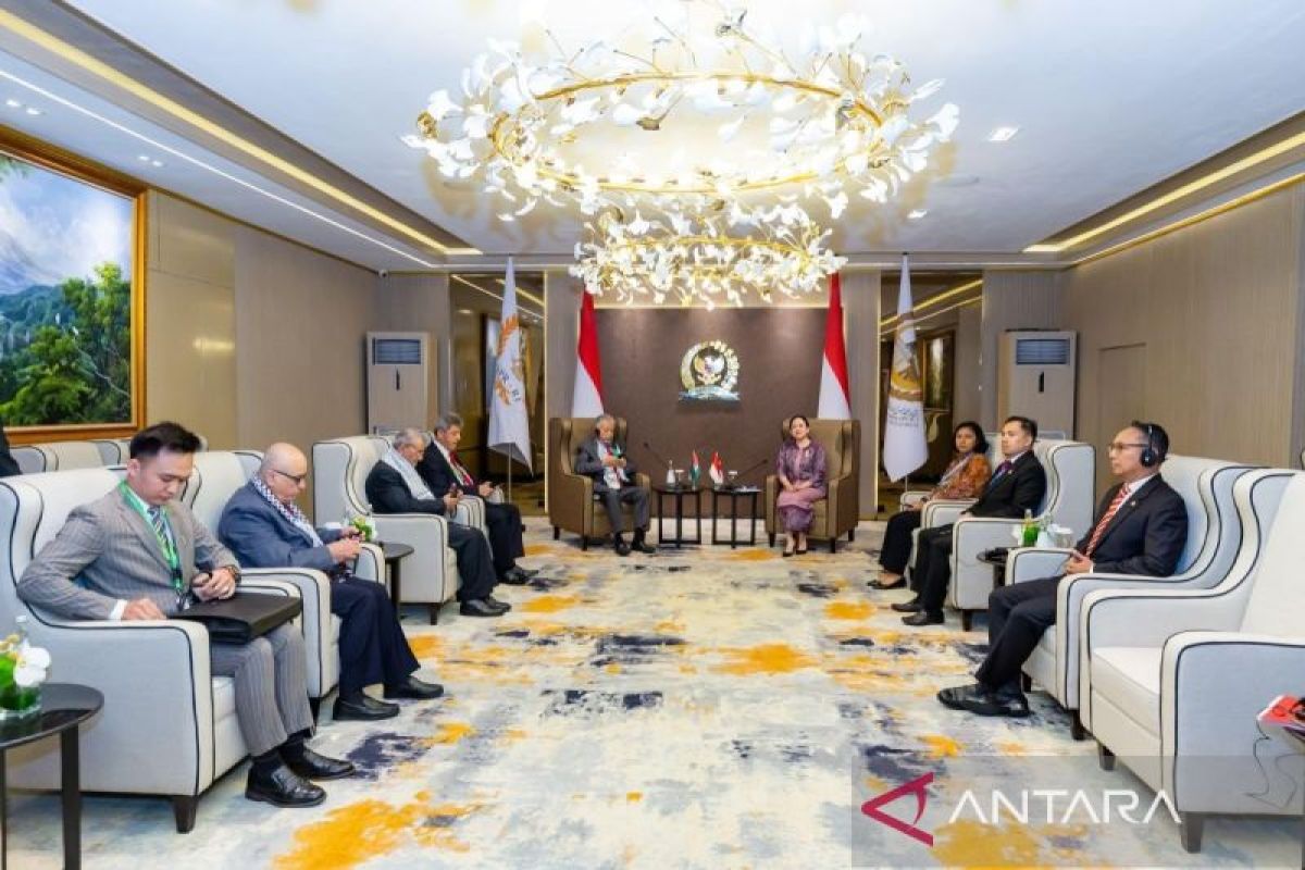 Puan bertemu dengan legislator Palestina tegaskan dukungan kemerdekaan