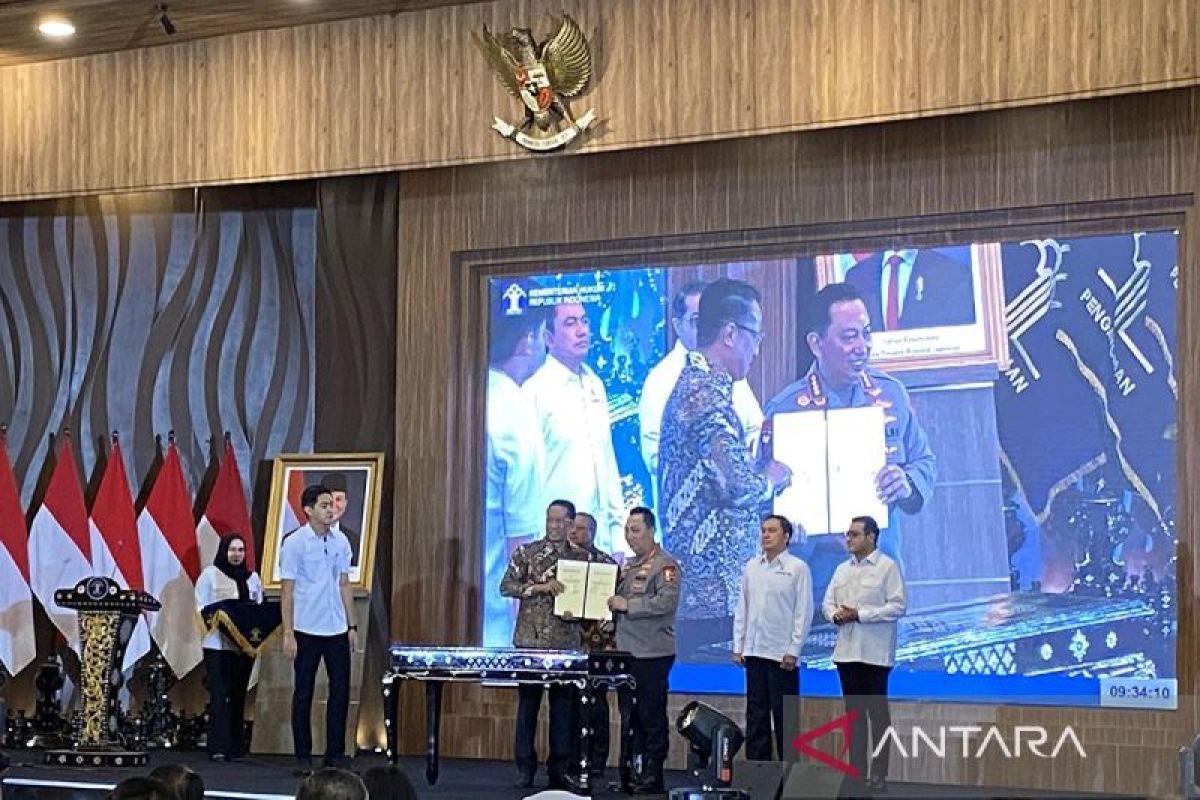 Kemenkum teken nota kesepahaman dengan 20 K/L untuk harmonisasi hukum