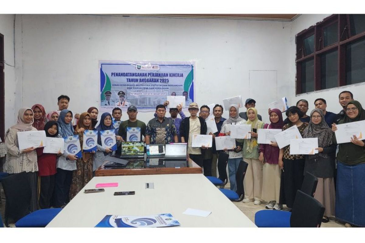 40 ASN Diskominfo SP Pangkep teken Pakta Integritas