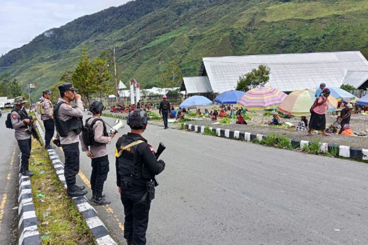 Kapolres AKBP Fauzan: Situasi keamanan Puncak Jaya kondusif usai perdamaian