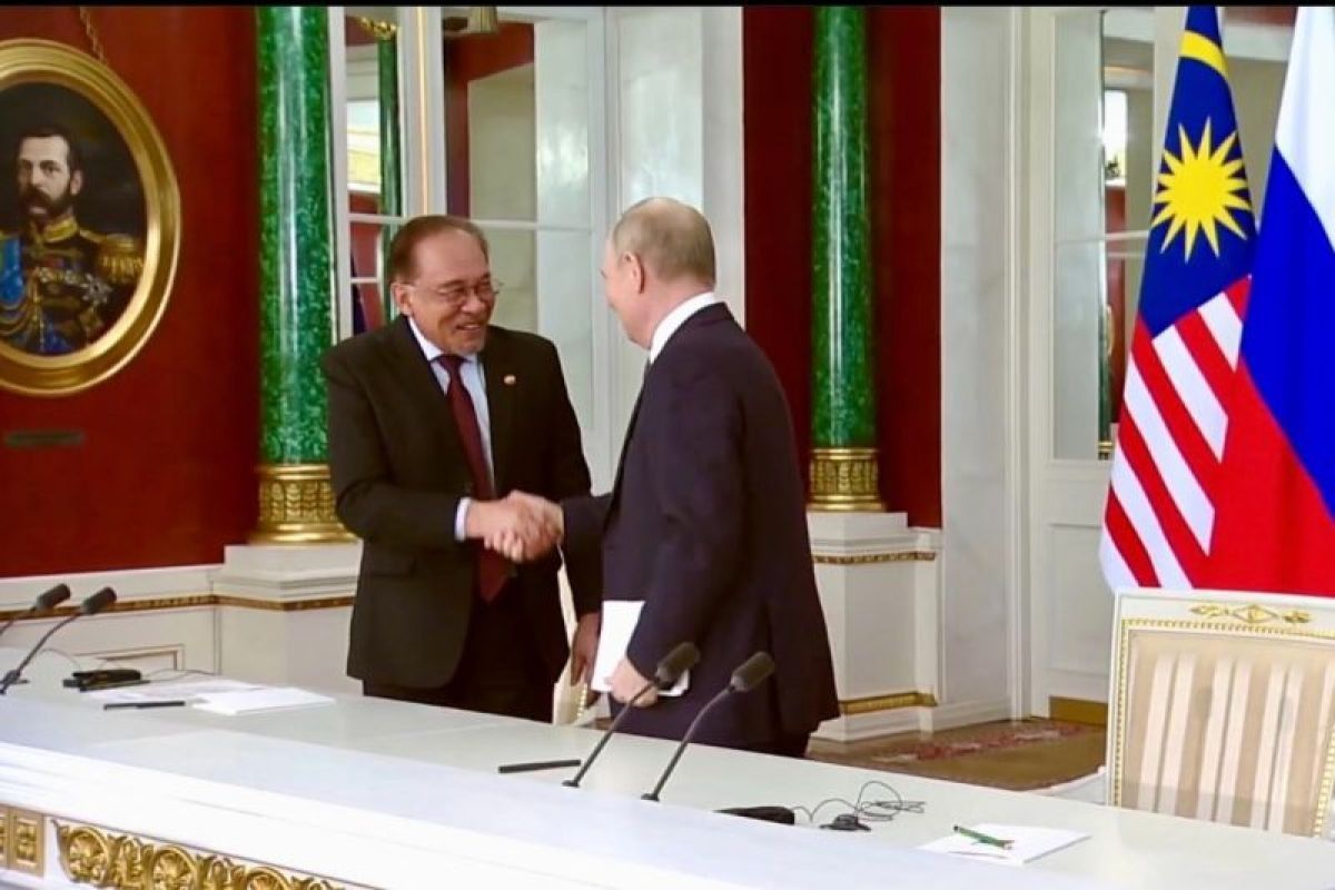 Anwar Ibrahim temui Putin di Moskow, bahas kerja sama strategis Malaysia-Rusia