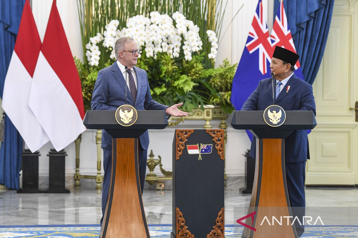 Presiden Prabowo menerima kunjungan PM Australia