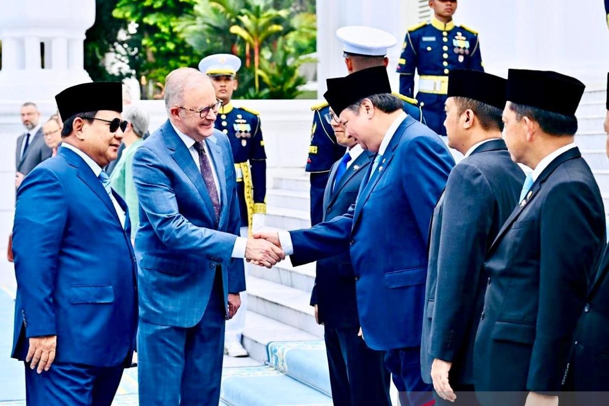 Airlangga beberkan sejumlah hasil pertemuan Prabowo-Albanese