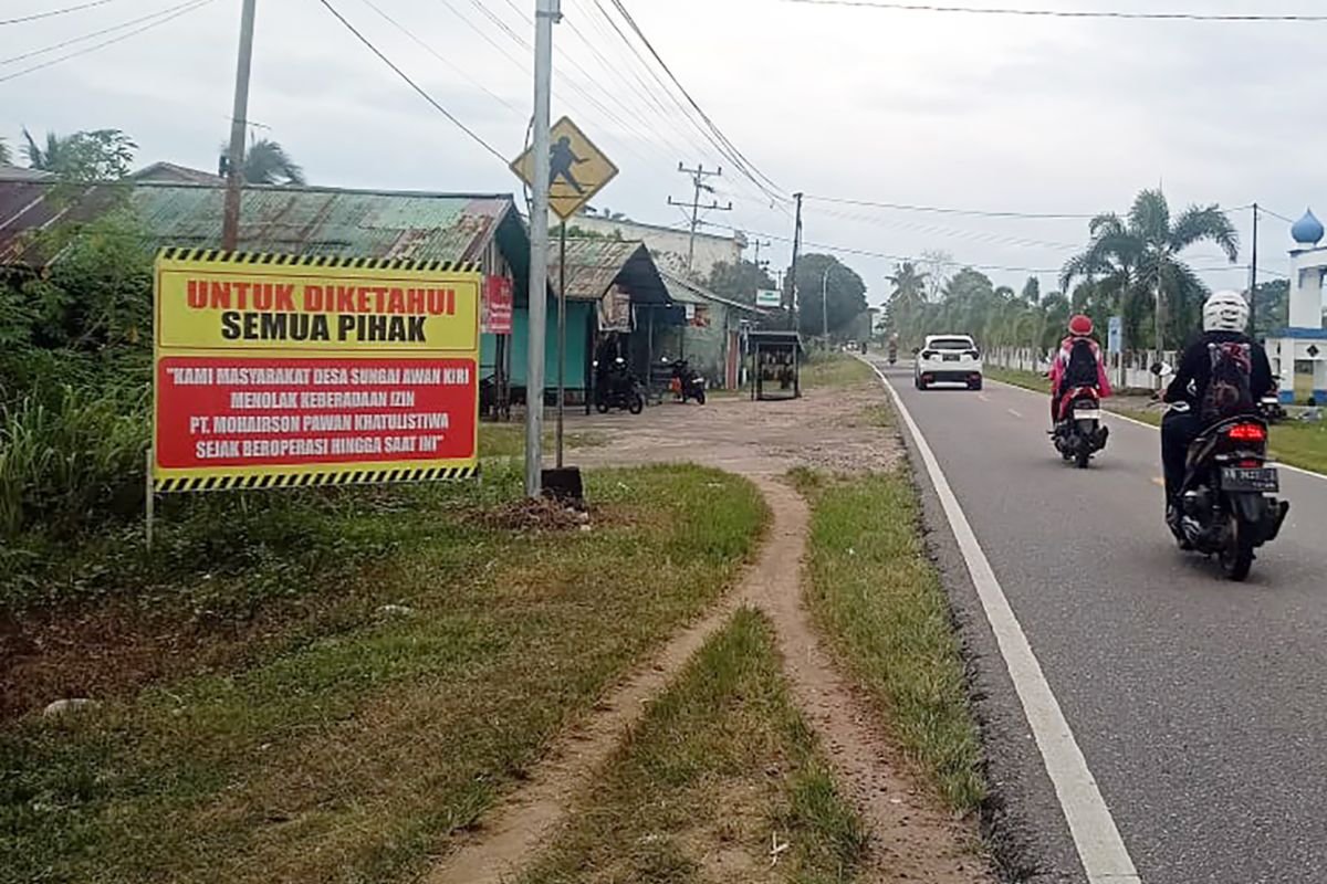 Belum penuhi kesepakatan, masyarakat minta pemerintah cabut izin PT Mohairson Pawan Khatulistiwa