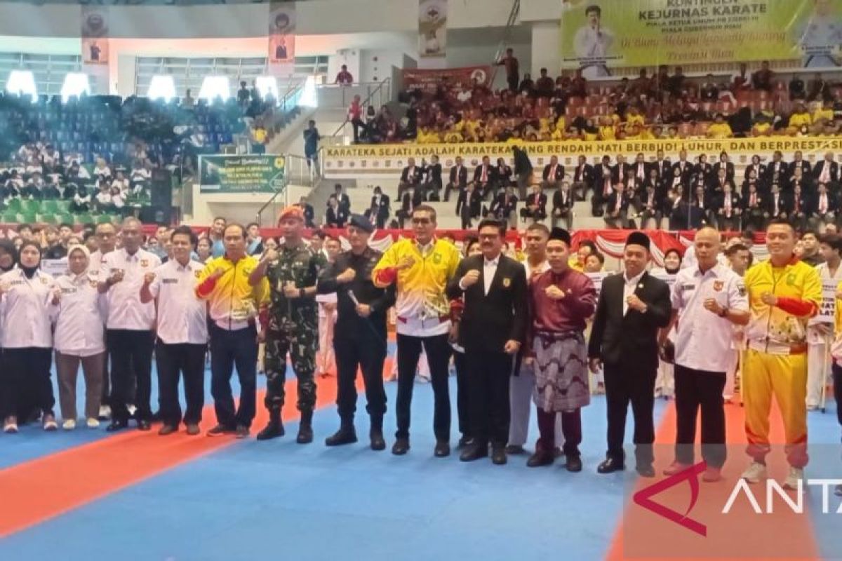 1.025 atlet ikuti Kejurnas karate FORKI di Riau