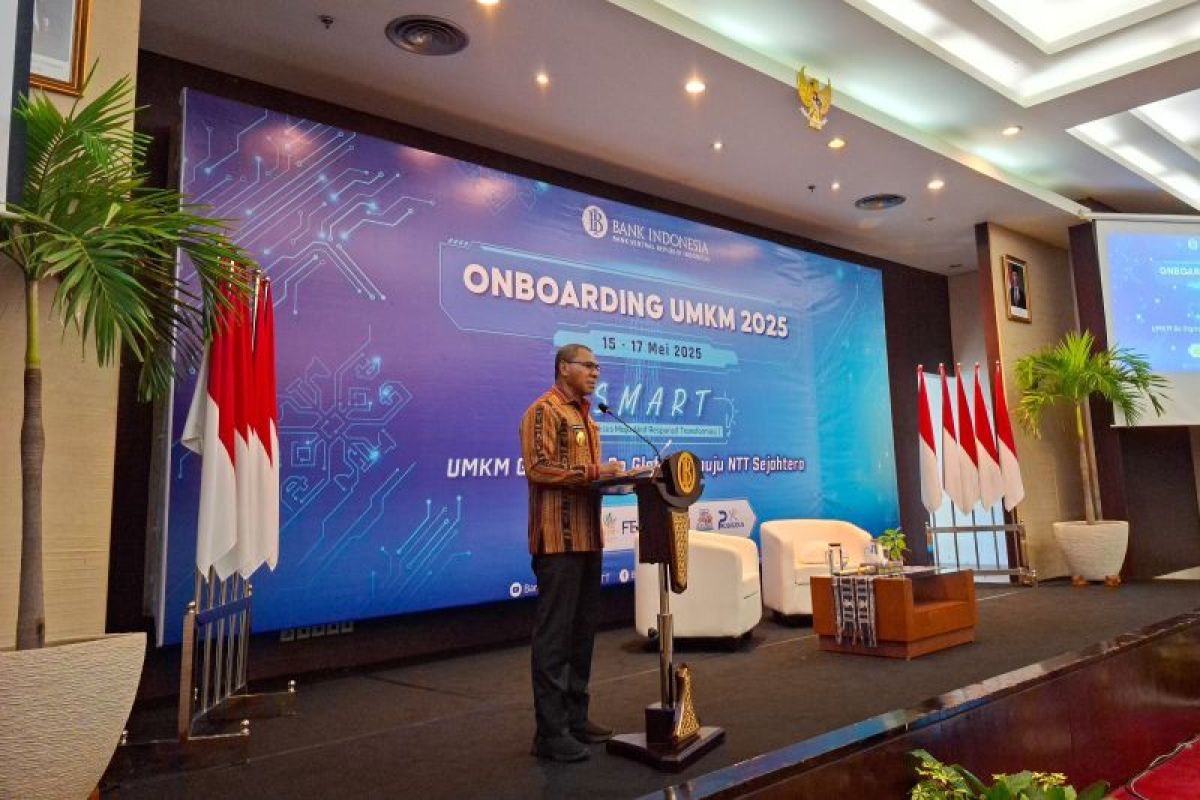 Wagub NTT berharap UMKM naik kelas lewat pelatihan Bank Indonesia