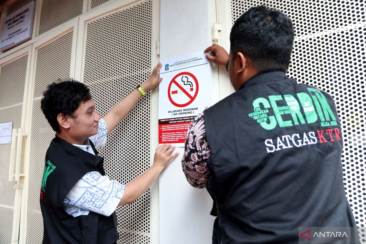 Pemkot Surabaya tingkatkan pengawasan kawasan tanpa rokok