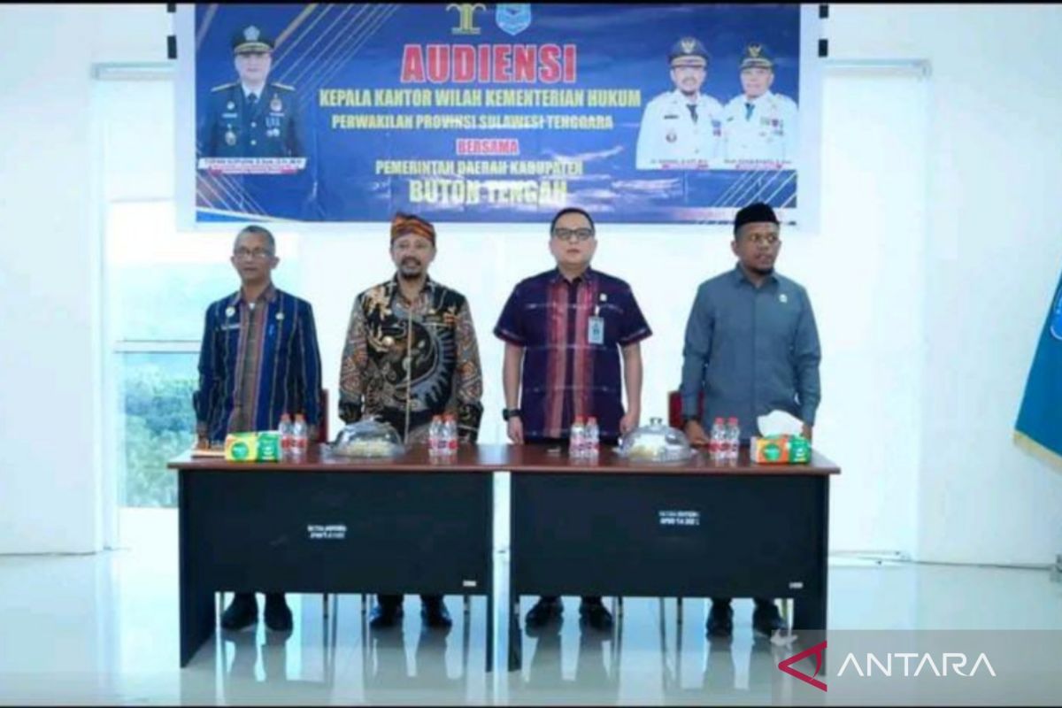Kemenkum Sultra dorong penguatan Hukum tingkat desa di Buteng