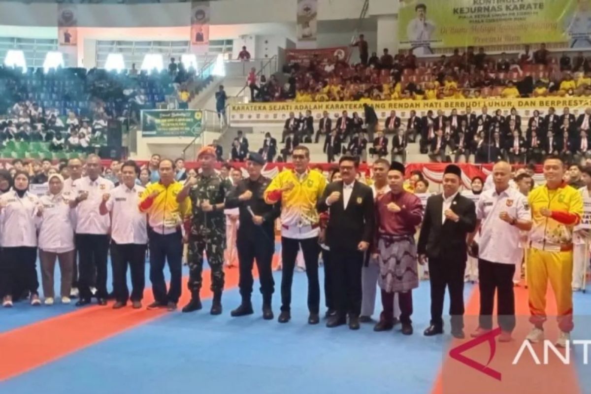 1.025 atlet ikuti Kejurnas Karate PB FORKI di Riau