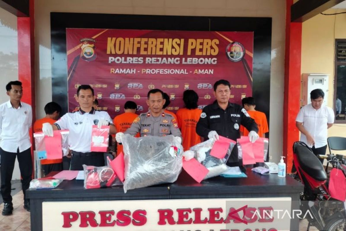 Polres Rejang Lebong tangkap tujuh pelaku penyalahgunaan dan peredaran narkotika