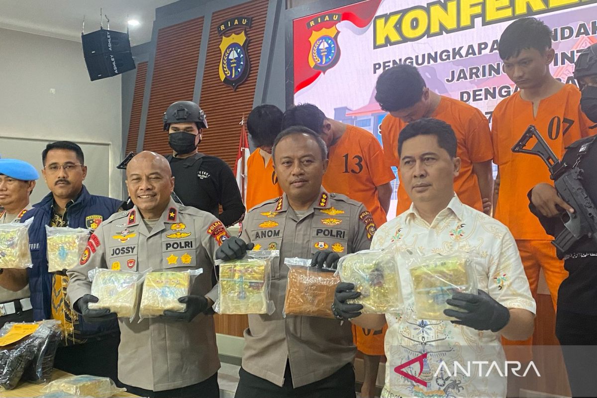 Polda Riau amankan 18 kg sabu asal Malaysia, dikendalikan terpidana buron