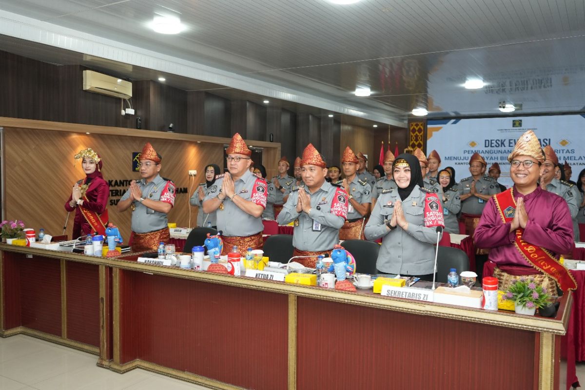 TPI Inspektorat Jenderal Kemenkum apresiasi program unggulan "Kemenkum Sumsel Number One"