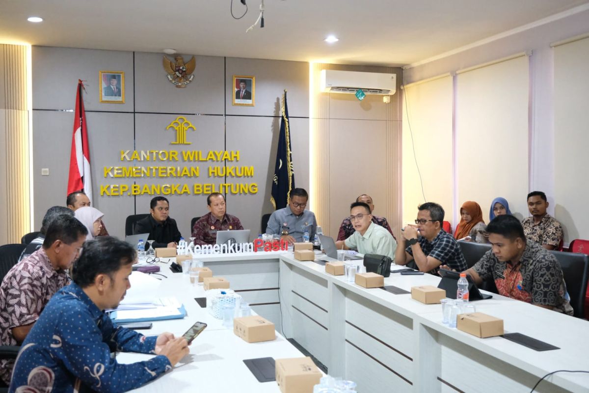 Kemenkum Babel rakor percepatan bentuk Kopdes Merah Putih