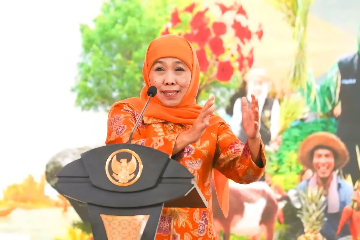 Khofifah: Koperasi merah putih minimalkan keterpurukan ekonomi