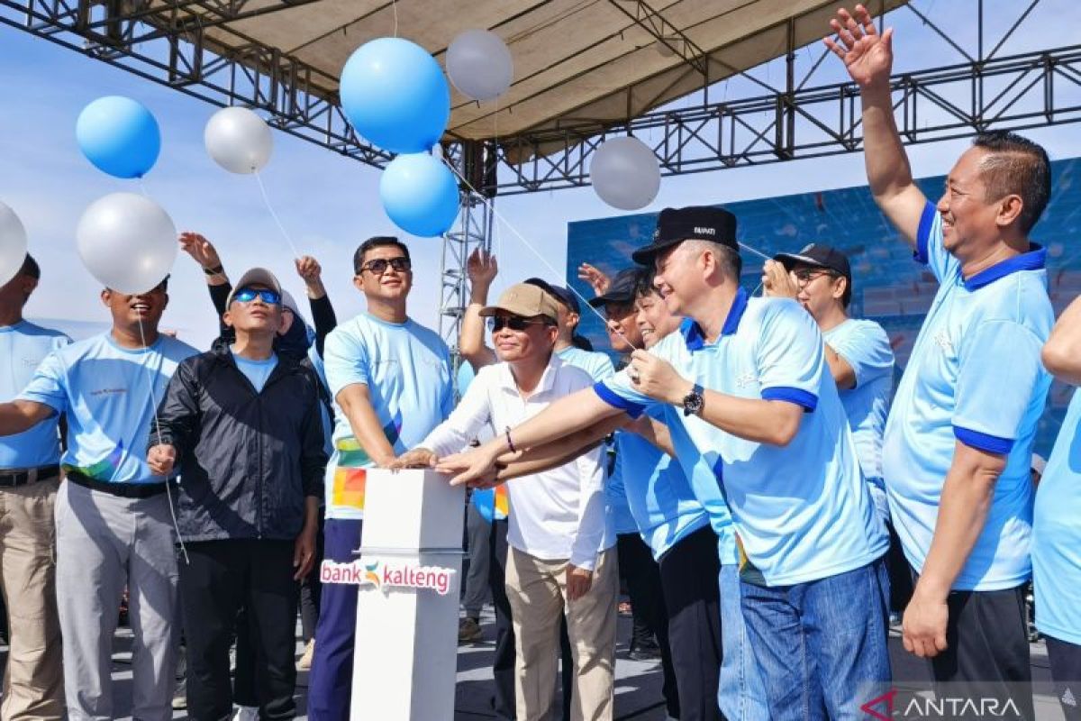 Semarak FUNWALK Bank Kalteng, kini QRIS tersedia di New Betang Mobile