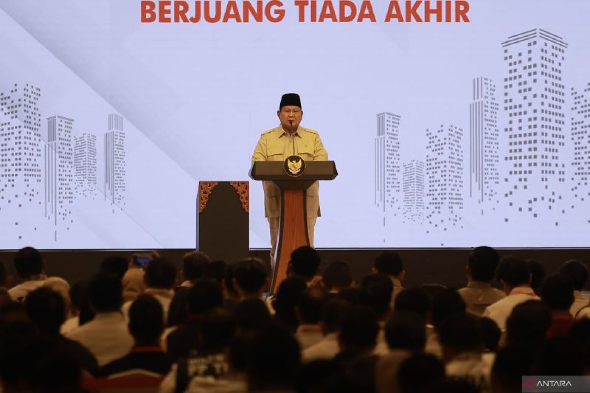 Disumpah dengan UUD '45, Prabowo bertekad jalankan pemerintahan bersih