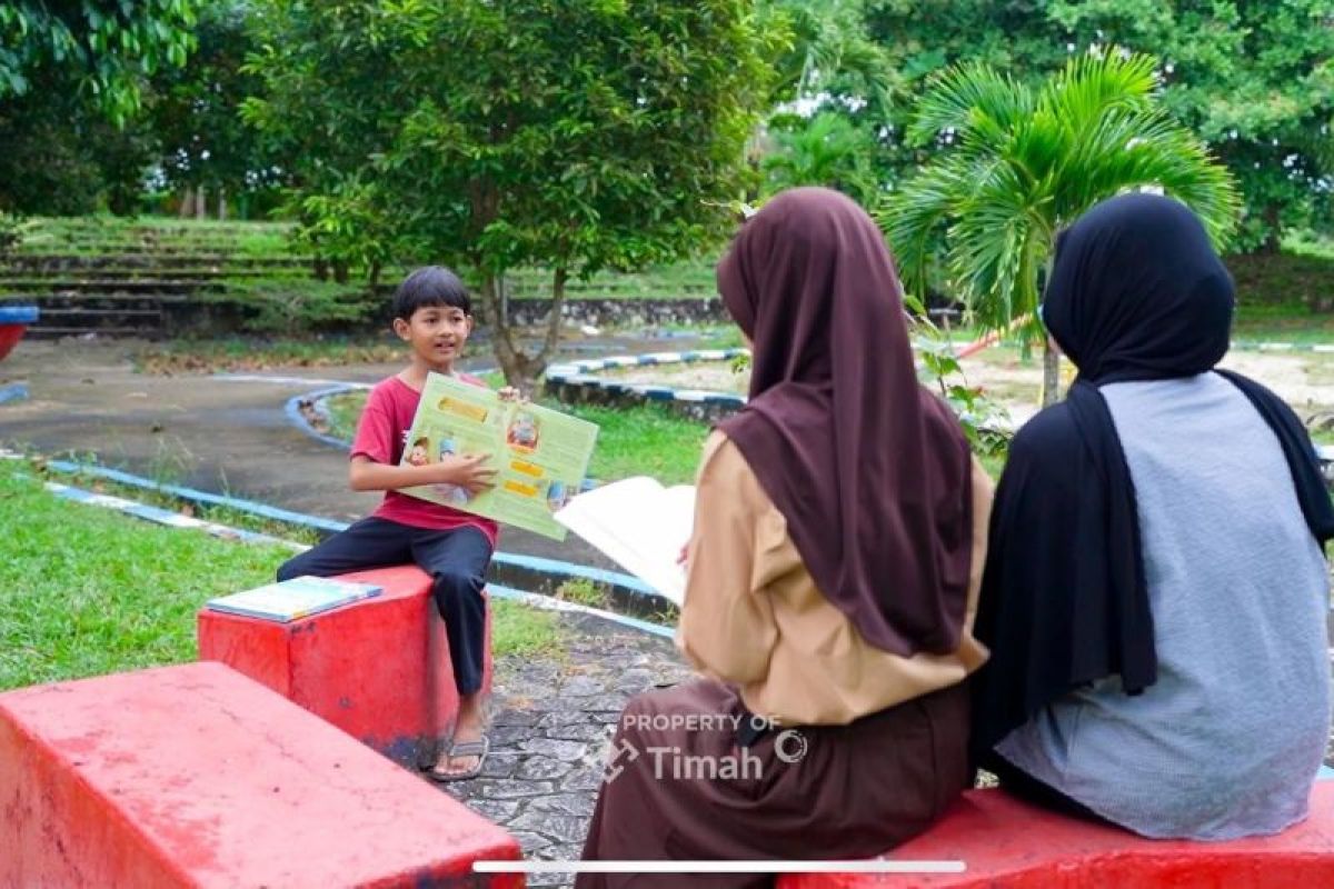 PT Timah optimalkan TBRS tingkat literasi anak di lingkar tambang
