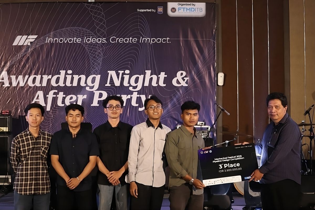 Mahasiswa Vokasi Undip juara 3 Pipeline Design Competition MFEST