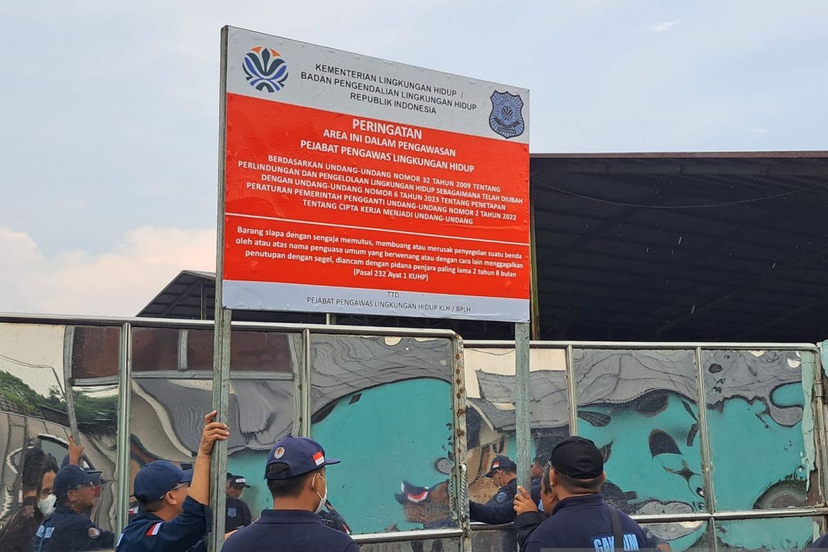Pemkab Tangerang tutup operasional perusahaan pengolahan limbah B3