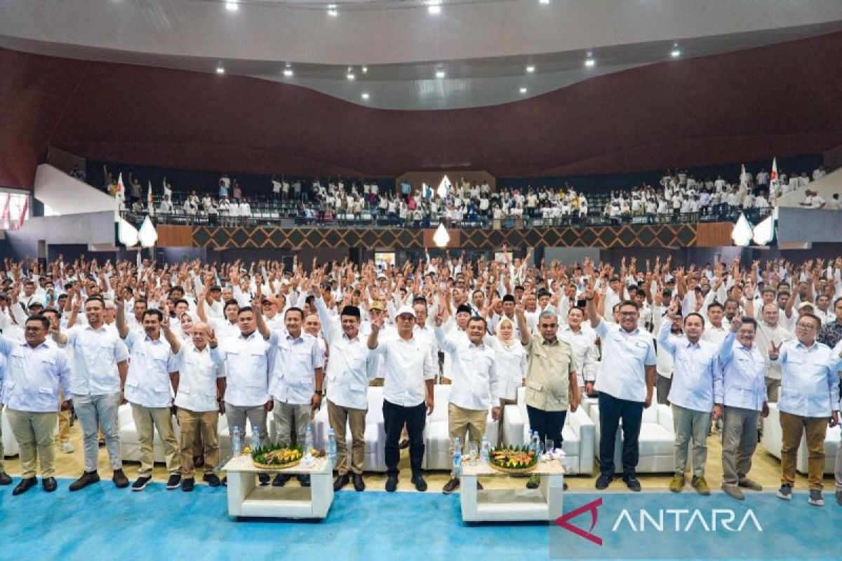 Muzani ajak kader jaga kepercayaan rakyat agar Prabowo dua periode