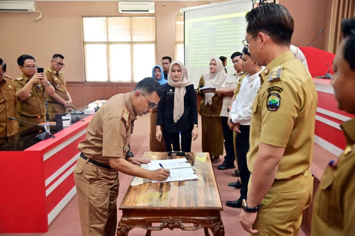 Pemkab Lamsel dan Kejaksaan Negeri lakukan MoU penanganan bidang hukum