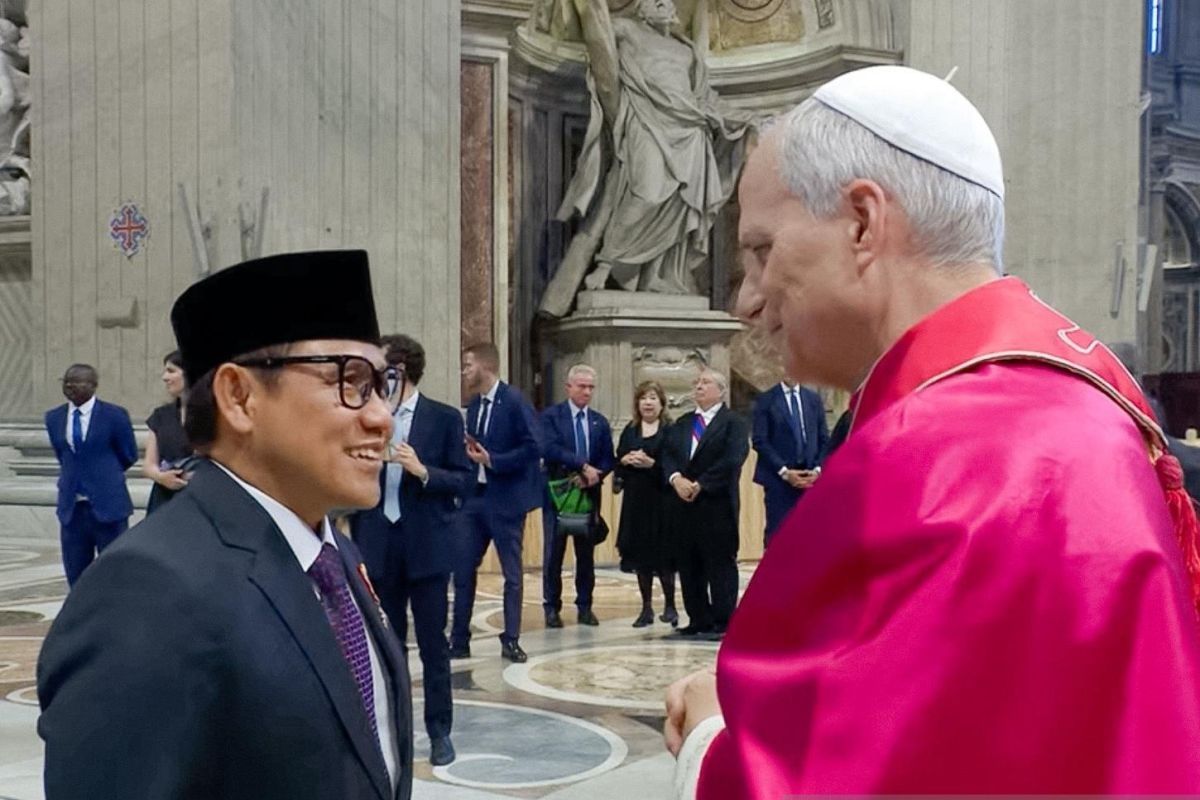 PKB sebut kehadiran Cak Imin ke pelantikan Paus pererat hubungan RI-Vatikan