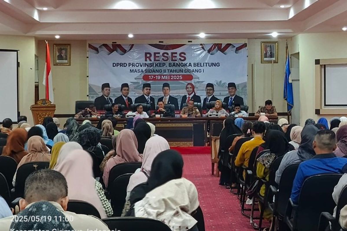 Asisten Perekonomian dan Pembangunan hadiri reses anggota DPRD Babel Dapil Pangkalpinang