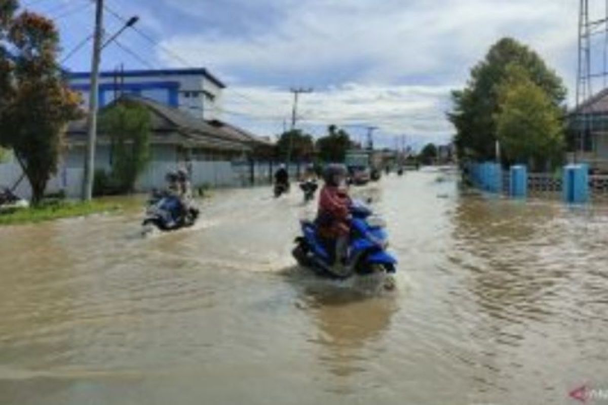 Tanjung Selor Dilanda Banjir Akibat Luapan Sungai Kayan