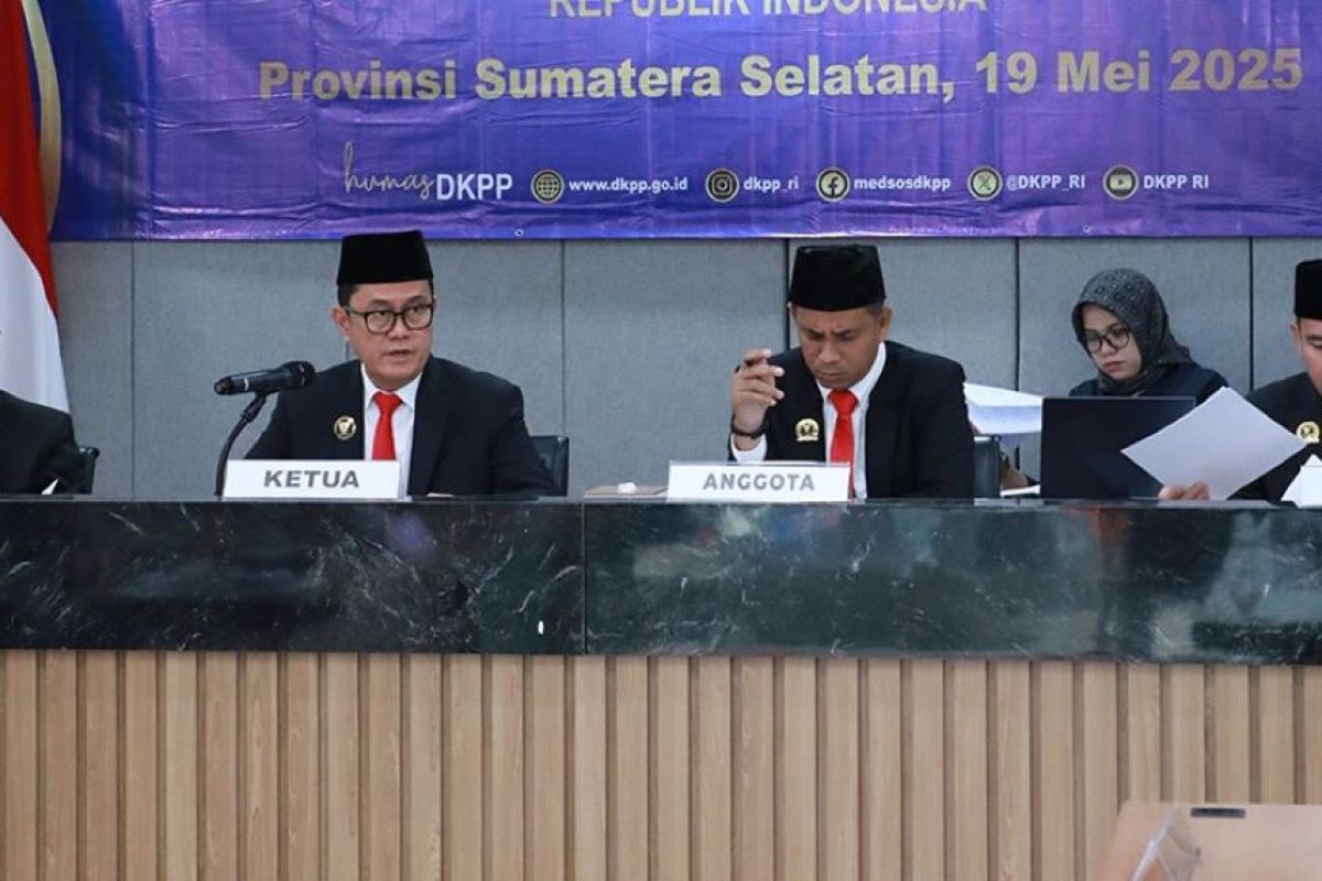 DKPP periksa Anggota Bawaslu Muba terkait status keanggotaan di parpol